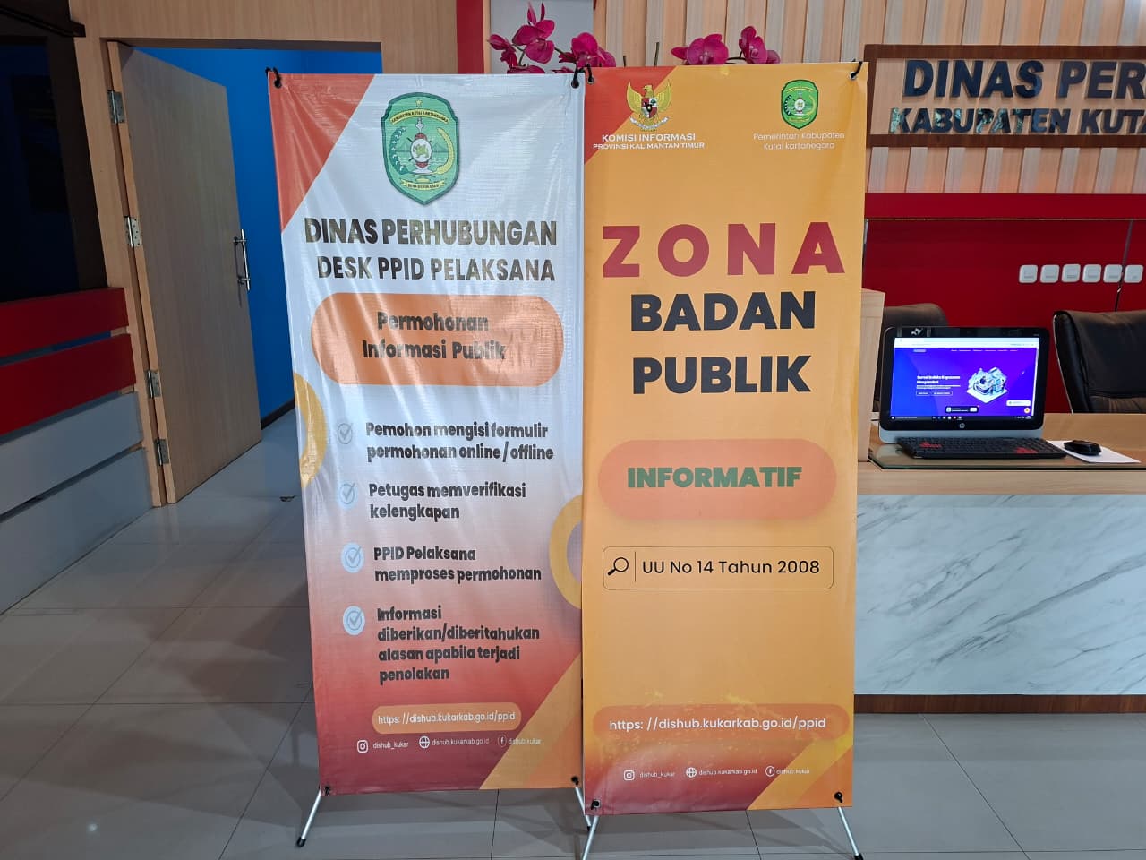Banner Alur Permohonan Informasi & Zona Informatif